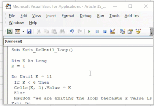 VBA Break For Loop | How to Exit For Loop in Excel VBA?