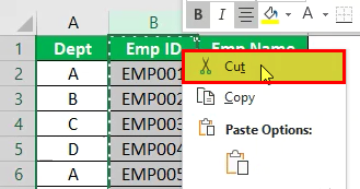 Move Columns Example 2-1