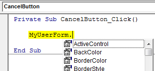 VBA CUF Example 1-9