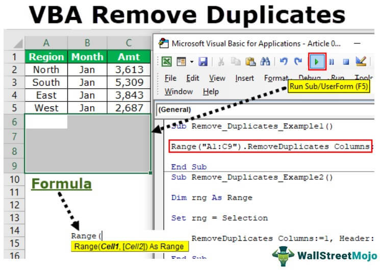 VBA Remove Duplicates