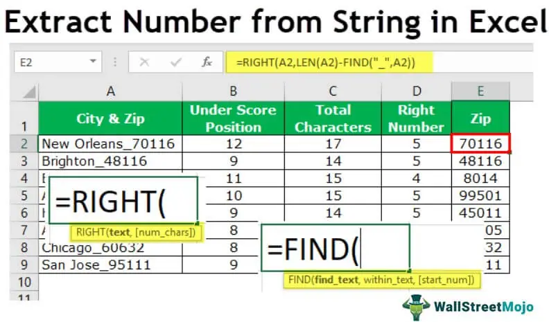 Extract Number From String Excel - Top 3 Easy Methods