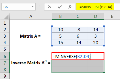 Inverse Matrix Example 2.4
