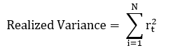 Realized Variance Formula