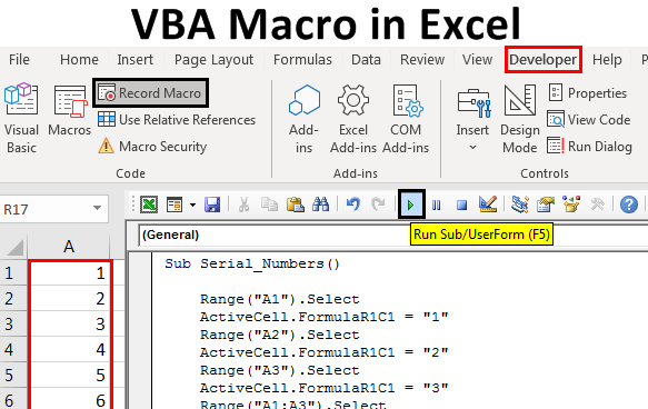 how to create a macro using vba in excel 2016 mac