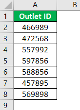 VLOOKUP for Text Example 1