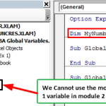 VBA Global Variables | How to Declare Global Variable in VBA?
