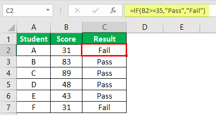 Excel Commands Example 2-5