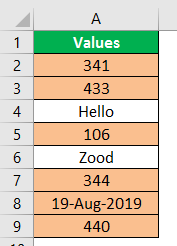 Count All Values Example 5