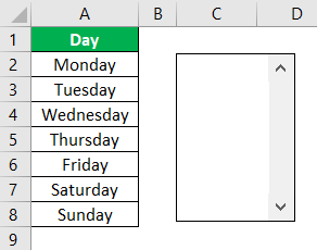 Form Controls in Excel Example 4.1