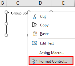 Form Controls in Excel Example 5.1