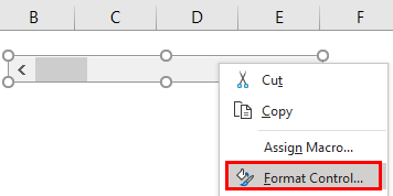 Form Controls in Excel Example 8