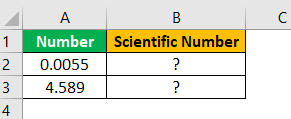 Scientific Notation in Excel Example2