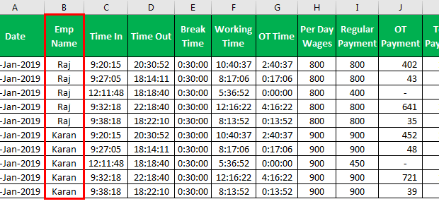 How to Create Excel Time Card Template (Step by Step Guide)