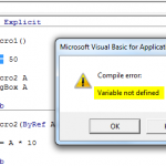 VBA ByRef Argument Type Mismatch Error | Top 3 Reasons & Error Fixes
