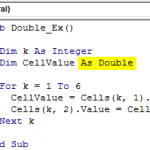 VBA Double | How to Declare Double Data Type in VBA?