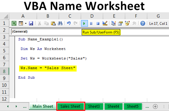 Vba Code To Select Multiple Worksheets