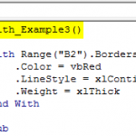 VBA With | How to Use With...End With Statement in Excel VBA?