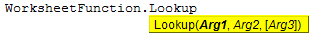 VBA Lookup Syntax