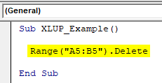 VBA XLUP Example 1.6.0