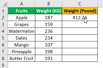 Convert Function - Output 1