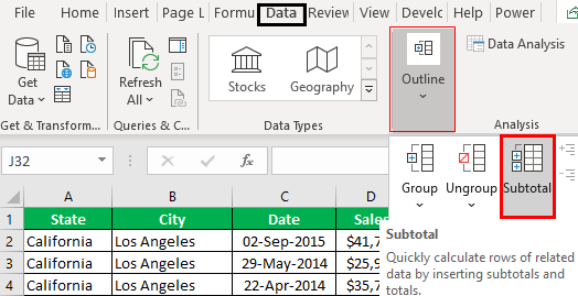 How to Group Rows in Excel Example 2.4