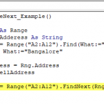 VBA FIND NEXT | How to Use FindNext Function in Excel VBA?