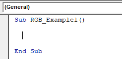 VBA RGB Example 1.0