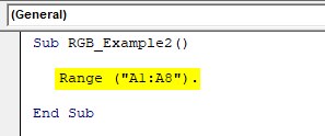 VBA RGB Example 2