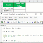 VBA String to Date | Convert String Values to Date in Excel VBA