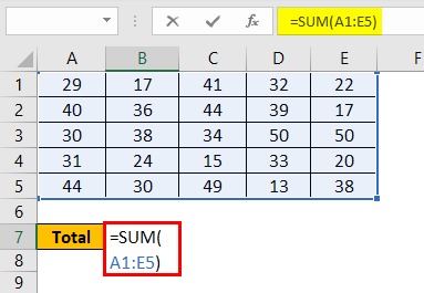 Write Formula in Excel Example 3.2