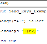 VBA SendKeys | Examples to use Excel VBA SendKeys Method