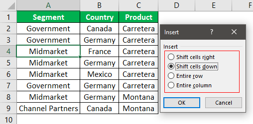 Add Rows in Excel Shortcut Example 1.4.0