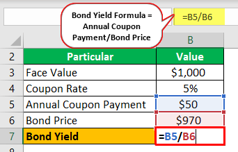Bond Yield Formula - Example 2-2