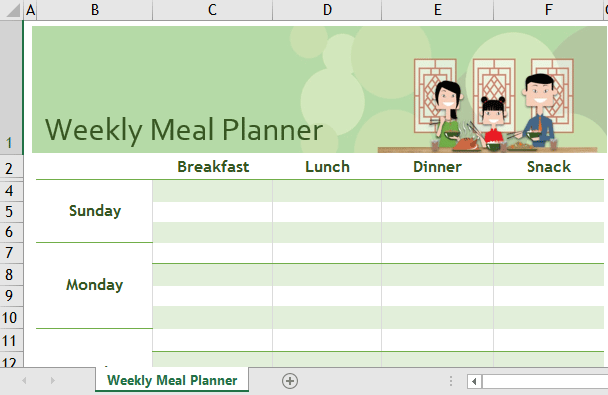 Meal Planning Template Excel from www.wallstreetmojo.com