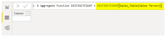  DistinctCount