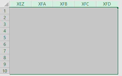 Rows & Columns in Excel - Example 1-7