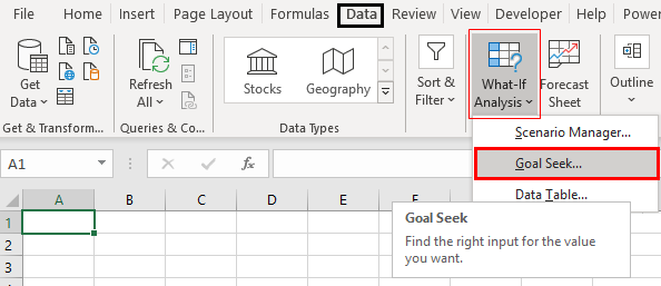 Uses of Excel Example 1.7