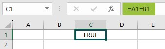 Compare two columns Intro - Output