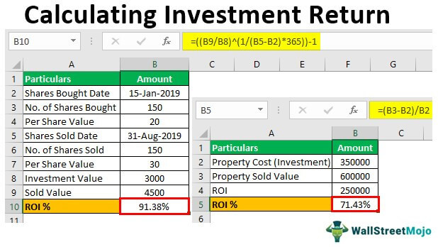 Excel-Calculating-Investment-Return