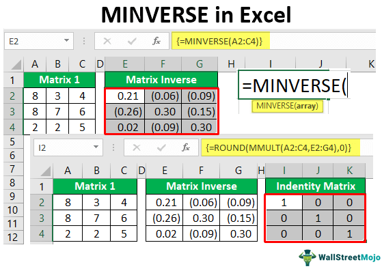 Minverse-in-Excel