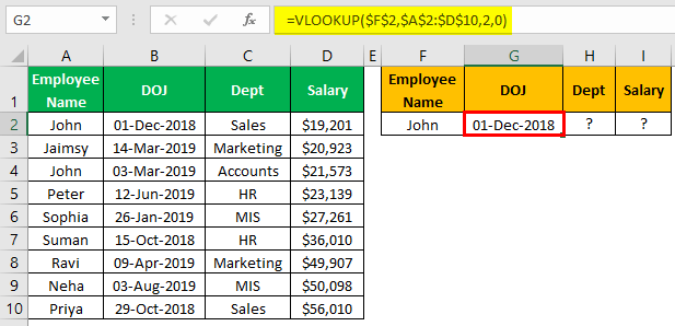 VLOOKUP Names Example 2.3