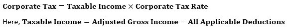corporate tax formula