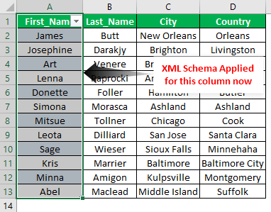 Excel open xml Example 1-10