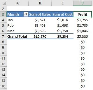 Pivottable Include Column Pivot Table Add Column | Use Calculated Field to Add Column