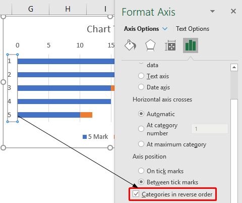 Reverse Excel Thermometer Chart