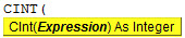 CINT Function