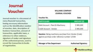 Journal Voucher (Meaning, Examples) | Format & Uses