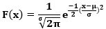Normal Distribution Formula