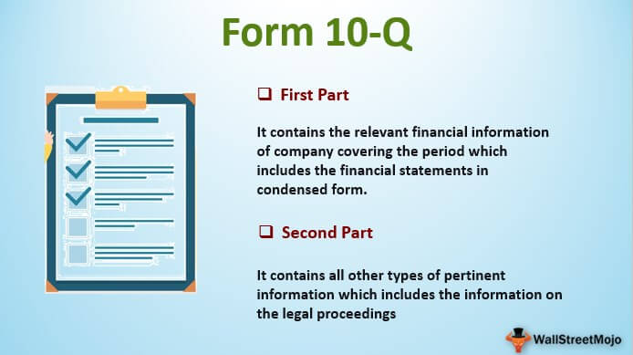 what is a 10q report