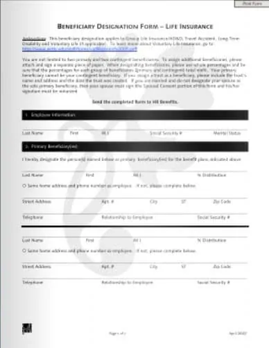 Named Beneficiary - Definition, Types and Examples